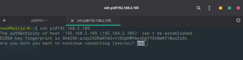 通過命令行 SSH