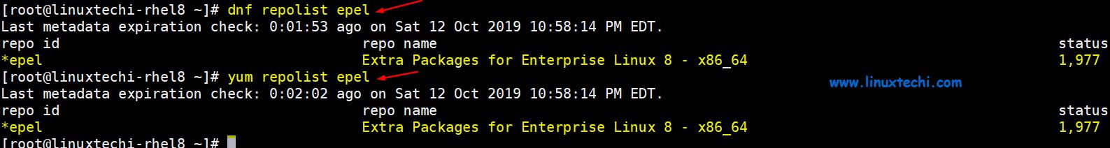 epel-repolist-rhel8