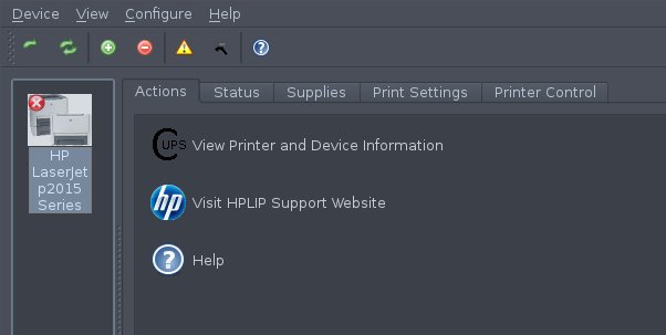 HPLIP in action