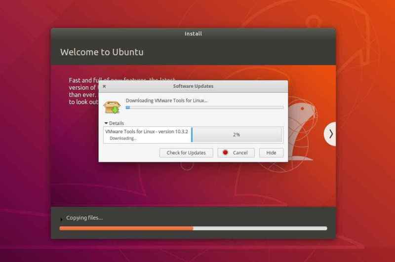 在 Ubuntu 上安裝 VMware 工具