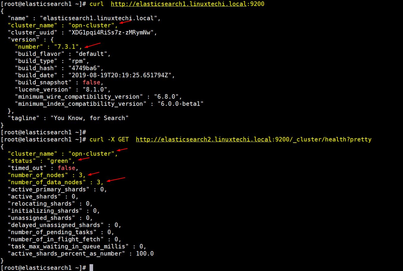 Elasticsearch-cluster-status-rhel8