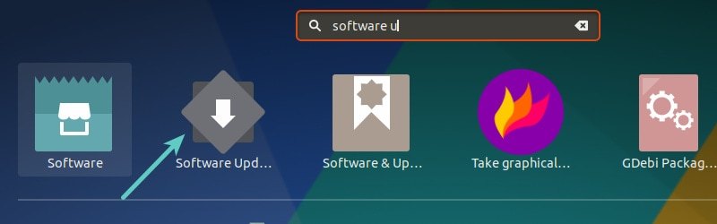 在 Ubuntu 中運行 Software Updater