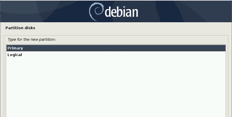 磁盤主分區-Debian10