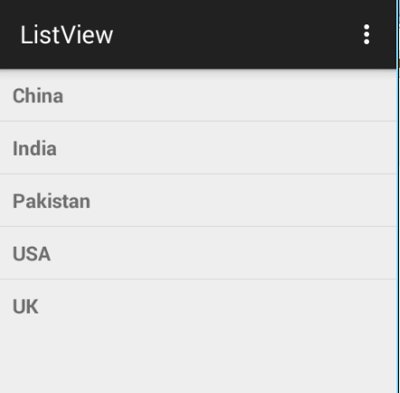 Android listView Layout